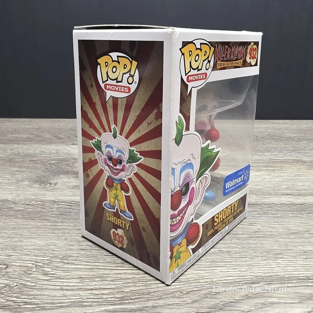 Funko Pop! Vinyl Figure - Shorty #932 - Killer Clowns From Outter Space